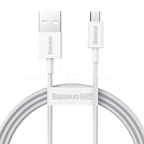 Кабель USB microUSB Superior Series Fast Charging 2А 2м білий BASEUS (CAMYS-A02)