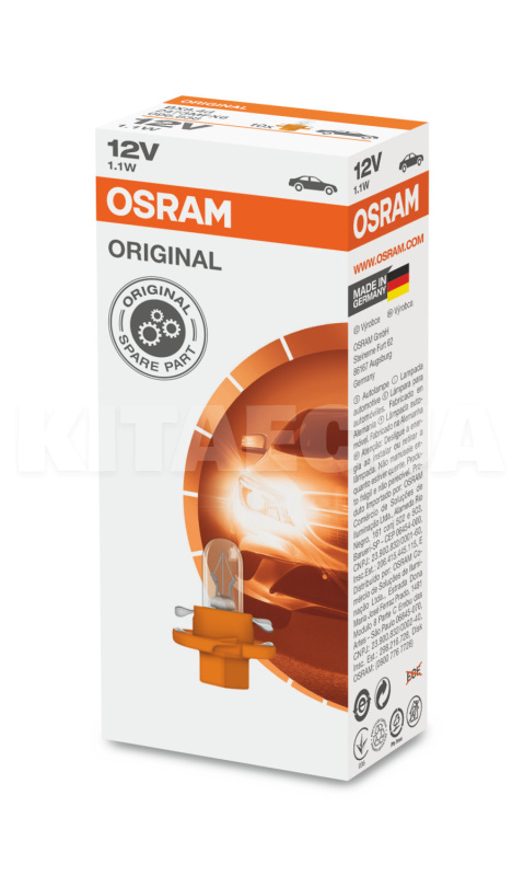 Лампа накаливания 12V 1,12W Original Osram (OS 2473 MFX6) - 2