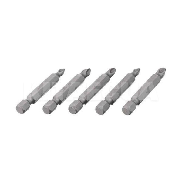 Набор отверточных насадок S2 1/4"х50мм 5 предметов (PH1, PH2, PZ1, PZ2) Intertool (VT-0205) - 3