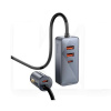 автомобільний зарядний пристрій 3 usb + 2C gray BASEUS (CCBT-A0G-BASEUS)