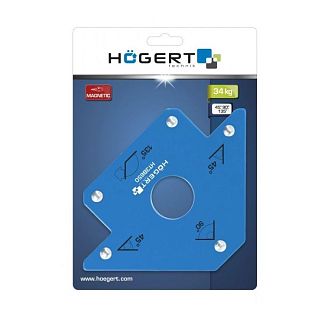 Кутник магнітний для зварювальних робіт 190х122х27мм HOGERT