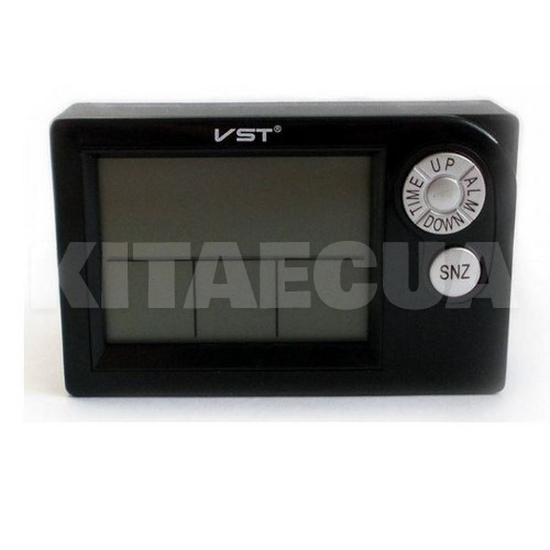 Автомобільний годинник з внутрішнім та зовнішнім термометром 7048V VST (24000130) - 4