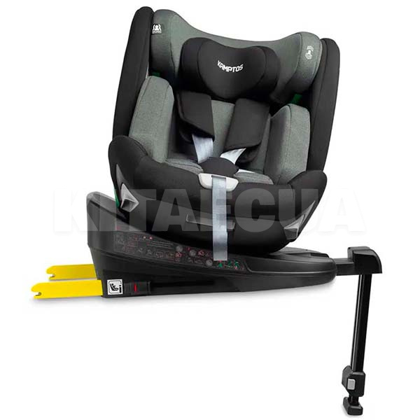 Автокресло детское Kamptos I-SIZE Isofix 0-36 кг серое Caretero (TERO-18566) - 3