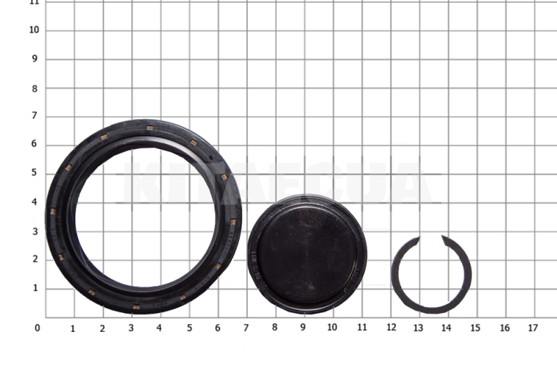 Сальник полуоси лев/прав (с заглушкой) 1.6L FEBI на Chery AMULET (015301189AA) - 5