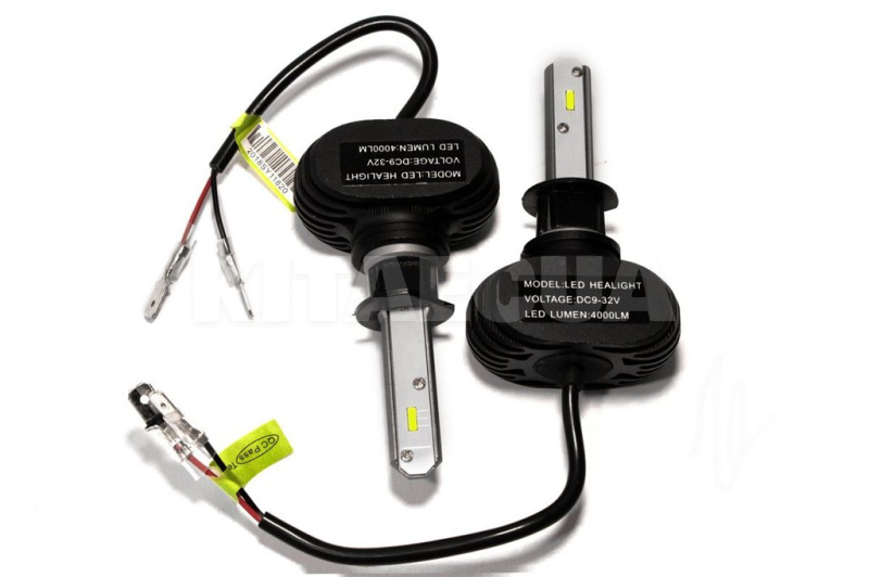 LED лампа для авто S1 H3 PK22s 25W 6000K HeadLight (00-00007436)