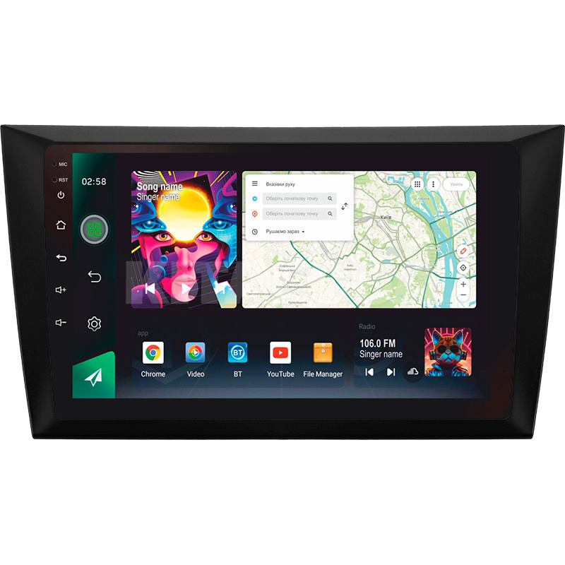 Штатная магнитола PRO 9464 4+64 Gb 9" Volkswagen Golf 6 2006-2018 SIGMA4car (40009)