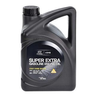 Масло моторное полусинтетическое 4л 5W-30 Super Extra Gasoline MOBIS