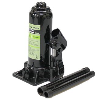 Домкрат гідравлічний пляшковий до 5т (195мм-380мм) STEEL POWER