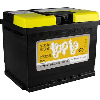 Аккумулятор автомобильный 60Ач 580А "+" справа Topla
