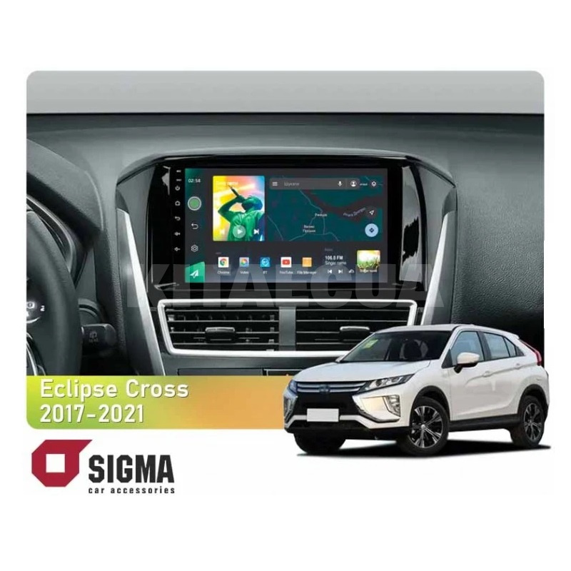 Штатная магнитола X10232 2+32 Gb 10" Mitsubishi Eclipse Cross 1 2017-2021 (F2) SIGMA4car (41208)