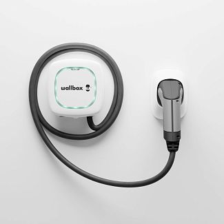 Зарядка для электромобиля Type 2 22 кВт 32А 3-фази Pulsar Plus белая Wallbox