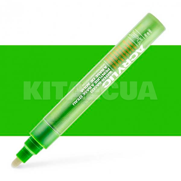 Маркер акриловий 2мм F6000 "кислотний зелений" MONTANA (346347)