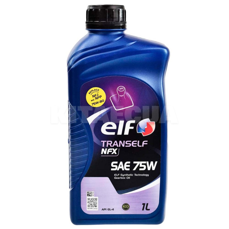 Масло трансмиссионное синтетическое 1л 75W Tranself NFX ELF (223519)