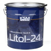Смазка литиевая универсальная 17кг литол-24 KSM (62306)