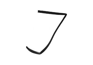 Уплотнитель стекла передней правой двери 