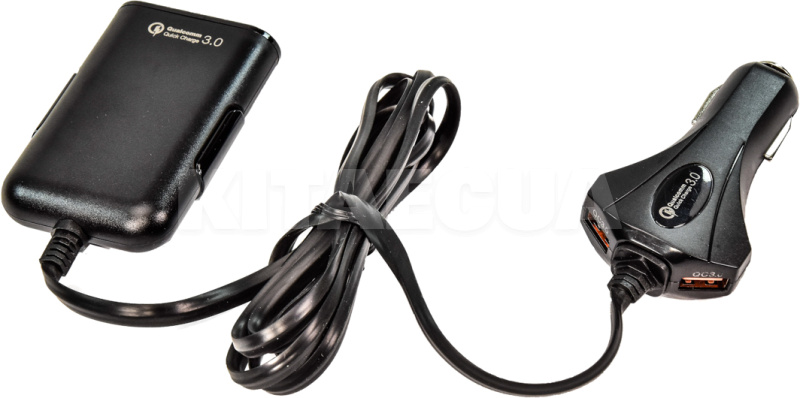 Автомобильное зарядное устройство 4 USB 12A Qualcom 3.0 Black CQC-450 XoKo (CQC-450-BK-XoKo) - 6