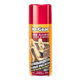 Очищувач оббивки салону 340мл Foam Cleaner & Stain Remover HI-GEAR