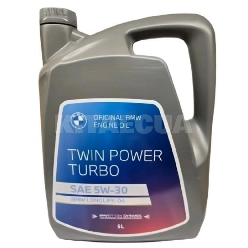 Масло моторное синтетическое 5л 5W-30 Twinpower Turbo Oil Longlife-04 BMW (83215B65F02)