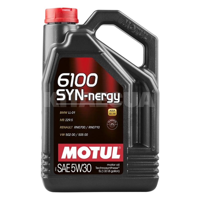 Моторнt масло синтетичне 5л 5W-30 6100 Syn-nergy MOTUL (838351)