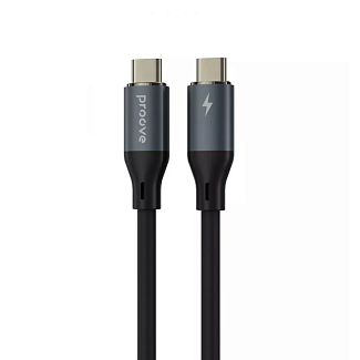 Кабель Type-C Type-C 100W 1.5м PowerFull черный PROOVE