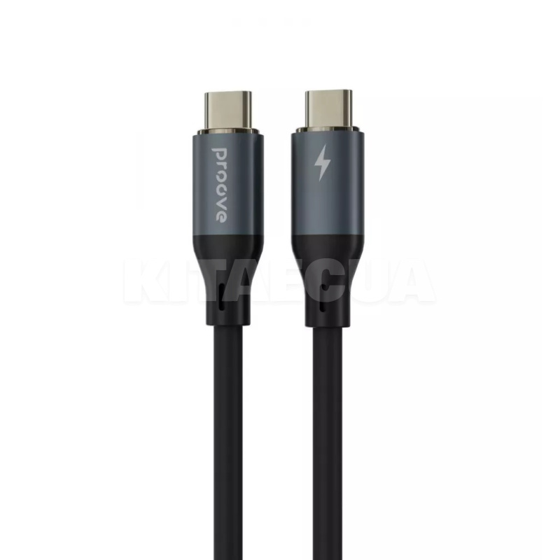 Кабель Type-C Type-C 100W 1.5м PowerFull чорний PROOVE (488540001)