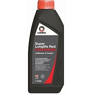 Антифриз-концентрат червоний 1л G12+ -35°C Super Longlife Red Concentrate COMMA