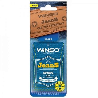 Ароматизатор Jeans Sport "спорт" сухой листик Winso