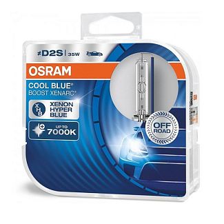 Ксеноновая лампа D2S 35W 85V (P32d-2) 2шт. Cool Blue Boost Osram