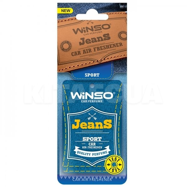 Ароматизатор Jeans Sport "спорт" сухой листик Winso (537570)
