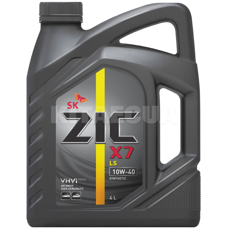Масло моторне синтетичне 4л 10W-40 X7 LS ZIC (162652-ZIC)