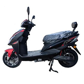 Электроскутер LEON PRO 100 км 2500 Вт черный FORTE