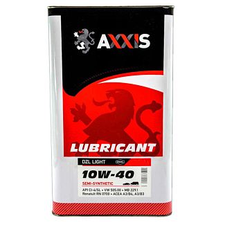 Масло моторное полусинтетическое 1л 10W-40 AXXIS