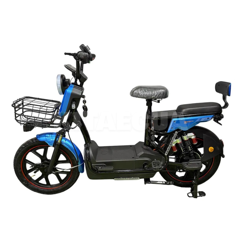 Велоскутер аккумуляторный GLORY 60 км 800 Вт синий + аккумулятор 60В 12Ач FORTE (148523)