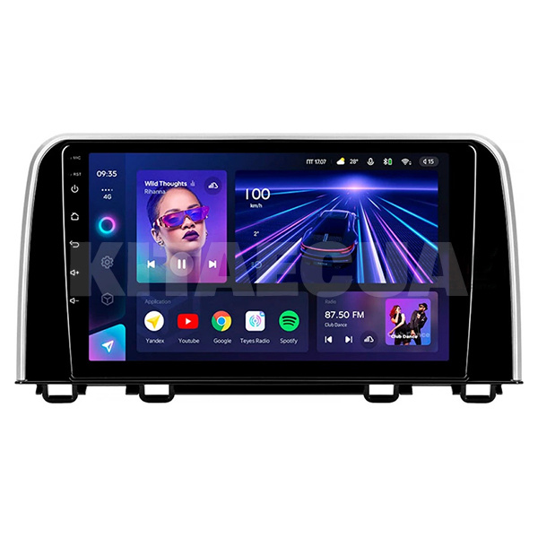 Штатна магнітола CC3 4+32 Gb 9" Honda CR-V 5 RW 2017-2022 Teyes (46509)