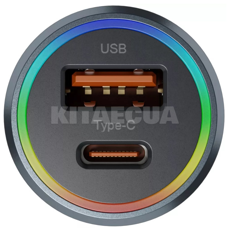Автомобильное зарядное устройство 12В/24В USB+Type-C 53W Double Energy Plus PROOVE (ACDE53110004) - 3
