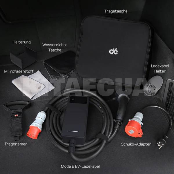 Зарядка Audi E-Tron 11 кВт 16A 3-фази Type 2 (європейське авто) DEPOW на AUDI e-tron (DE11-16-3PH-TP2-C6) - 4