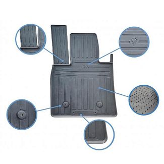 Гумові килимки передні Kia Sportage (QL) (2015-2021) CL кліпси Stingray
