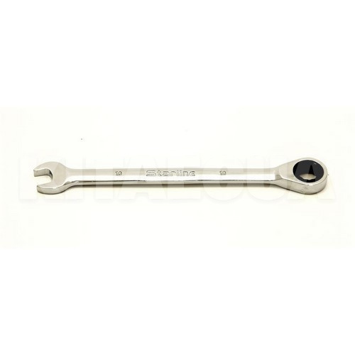 Ключ рожково-накидной 10 мм угол 15° с трещоткой STARLINE (S NR GW10)