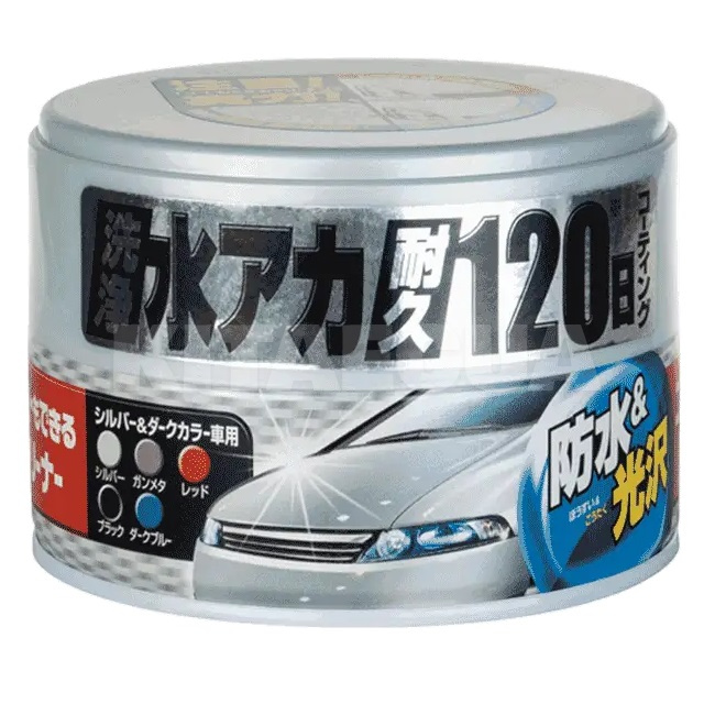 Воск мягкий для темных автомобилей Coating & Cleaning Wax Dark 230г SOFT99 (00288) - 2