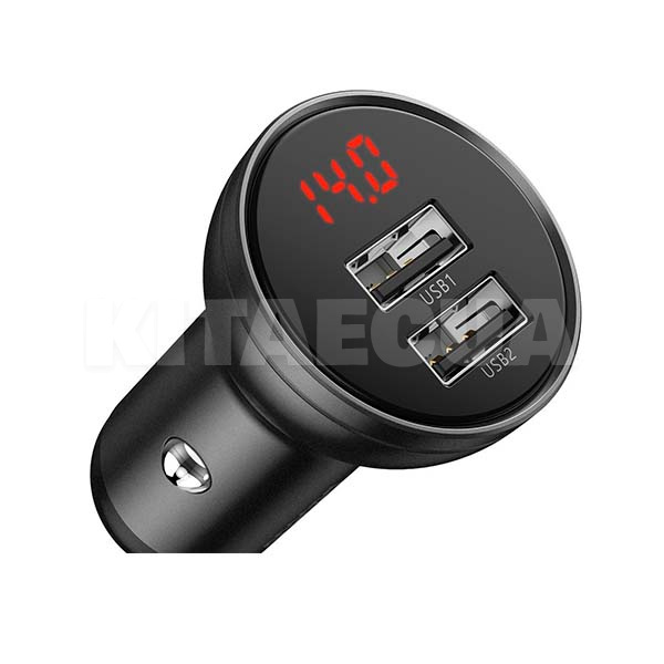 Автомобильное зарядное устройство 2 usb 4.8A 12/24 BASEUS (CCBX-0G-BASEUS) - 5