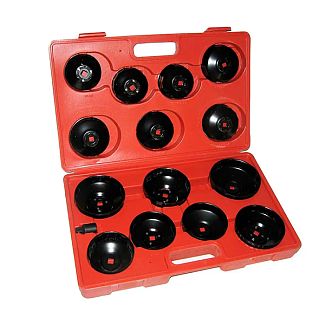 Набор съемников масляных фильтров 1/2" 15 предметов KING STD