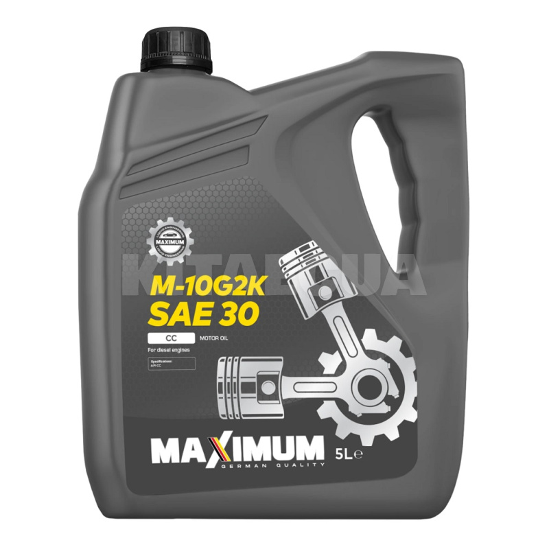 Масло моторне синтетичне 5л М-10G2К SAE 30 CС MAXIMUM (MAXIMUM М-10Г2К SAE 30_5л)