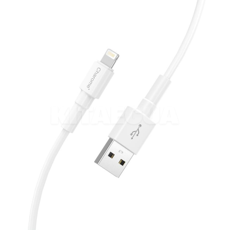 Кабель USB - Lightning 2.4A C21-03 1м белый CHAROME (6974324910526) - 2