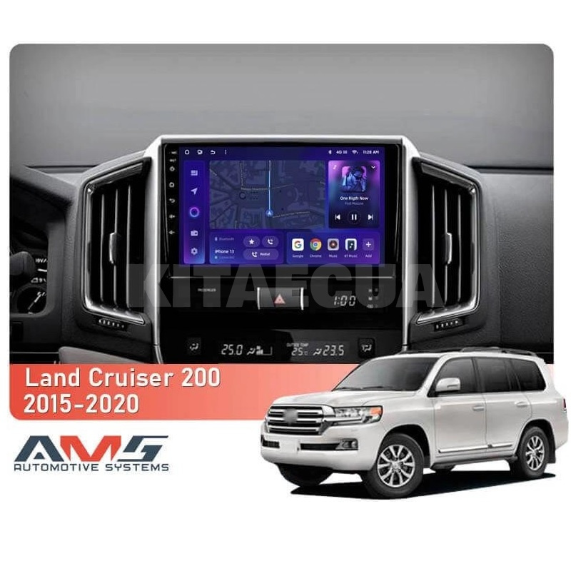 Штатна магнітола MOSS M3 4+32 ГБ 9" Toyota Land Cruiser 200 11 2015-2020 AMS (50711) - 2