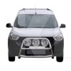 Кенгурятник WT022 Dacia Dokker 2013-2022 нержавеющая сталь CAN (dd22378)