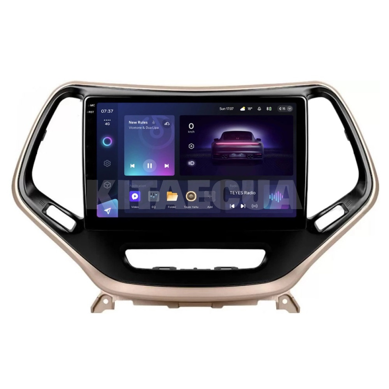 Штатна магнітола CC3 2k 4+32Gb 10" Jeep Cherokee 5 KL 2014-2018 Teyes (36549)