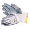 Рукавички робочі нейлонові біло-сірі 9" YATO (YT-74739)