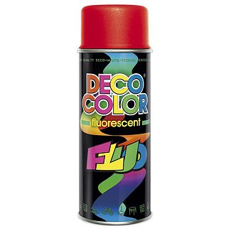 Фарба флуоресцентна 400мл червона DecoColor