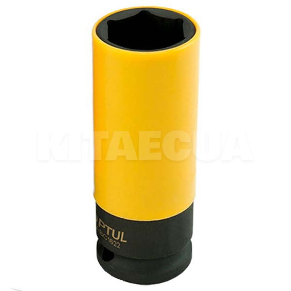 Головка ударная удлиненная 6-гранная для шиномонтажа 22 мм 1/2" 86 мм TOPTUL (KABC1622)