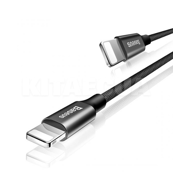Кабель USB Lightning 1.8м чорний BASEUS (CALYW-A01) - 2